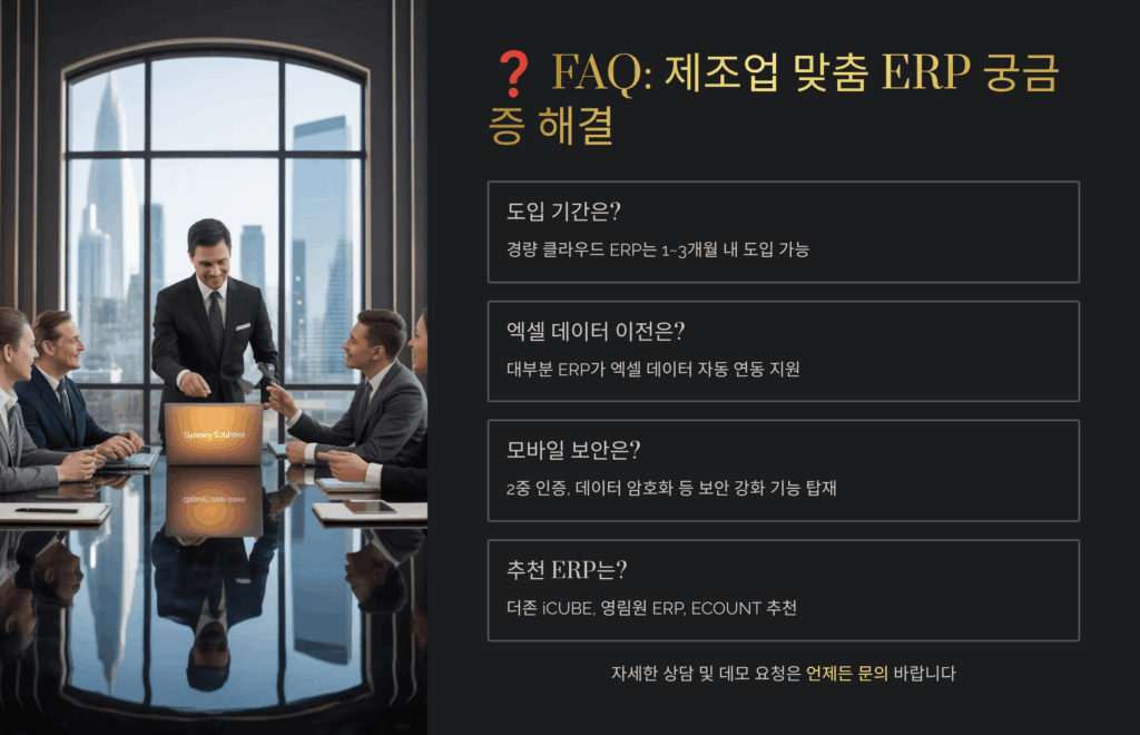 기존 엑셀 데이터를 ERP로 옮길 수 있나요?