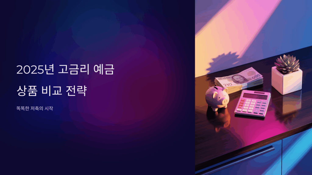 고금리 예금 찾는 스마트한 방법 3가지1