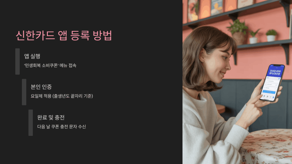 신한카드 앱 등록 방법
