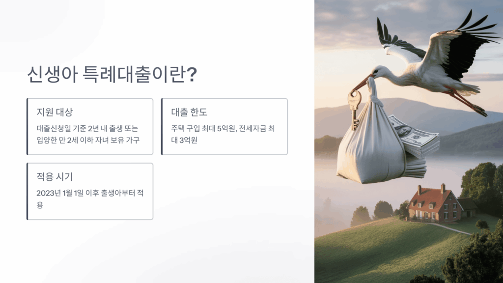 신생아 특례대출 조회기준일 이해하기