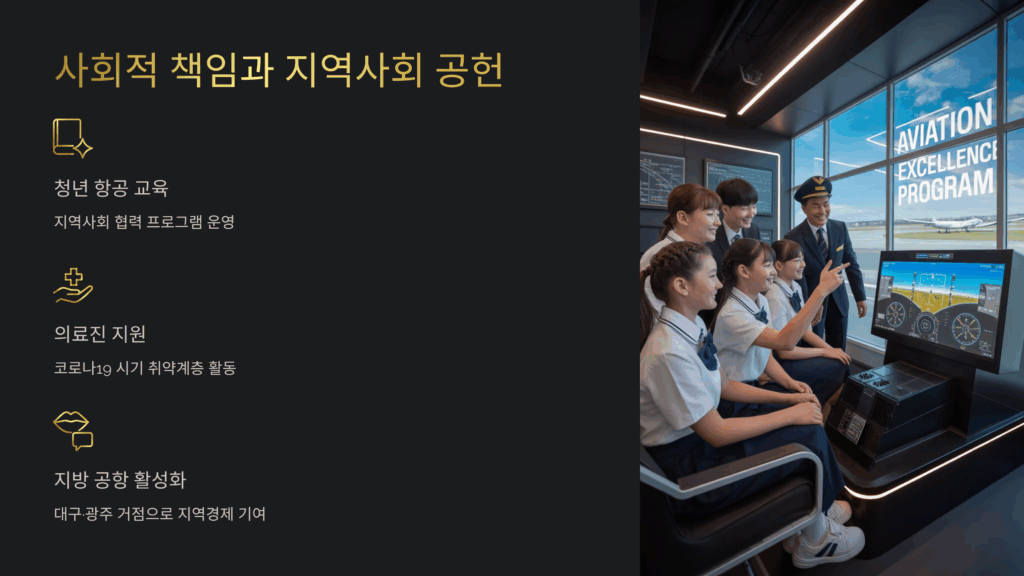 사회적 책임과 지역사회 공헌