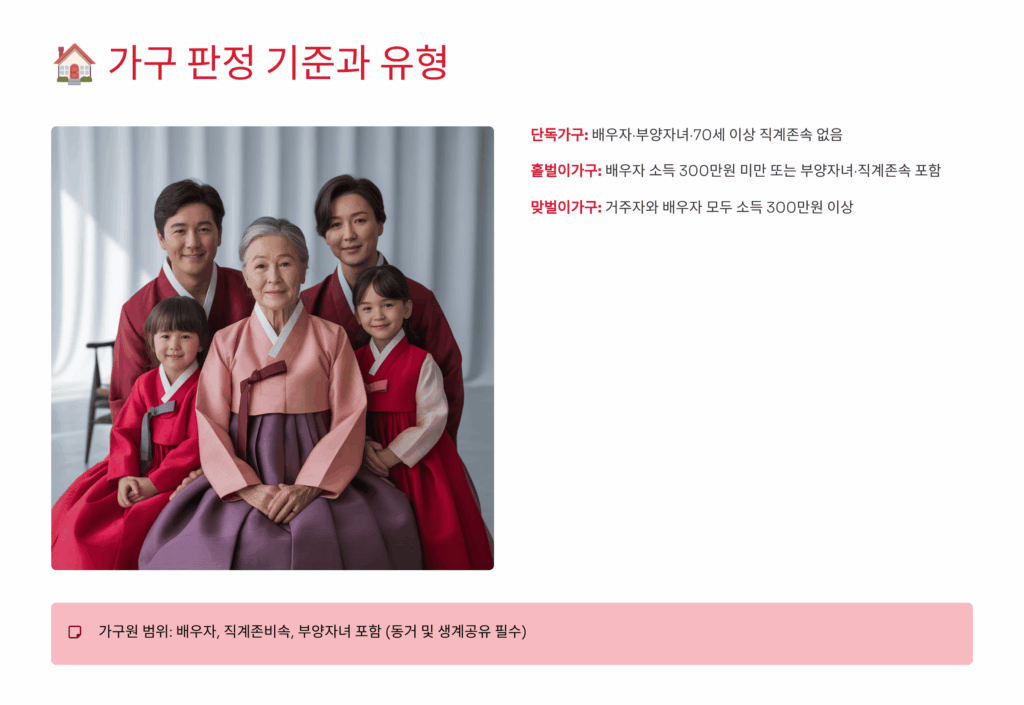 가구 판정 기준