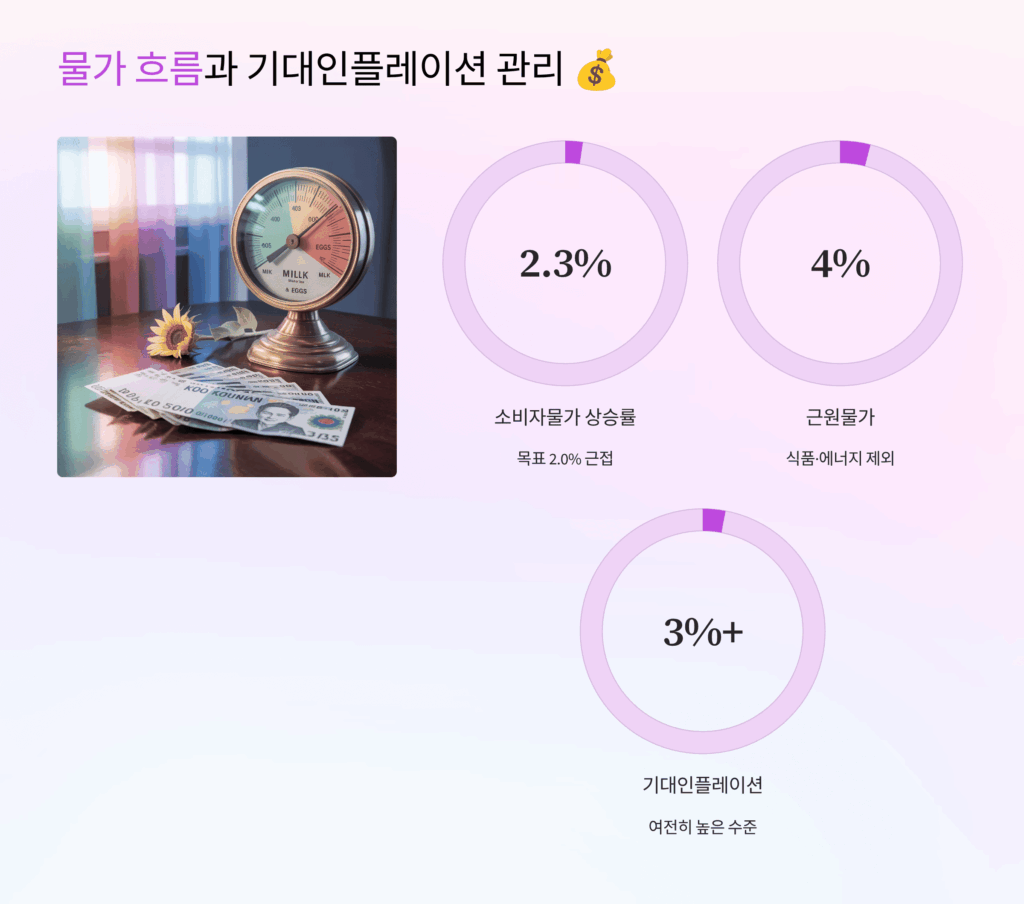 물가 흐름과 기대인플레이션 관리