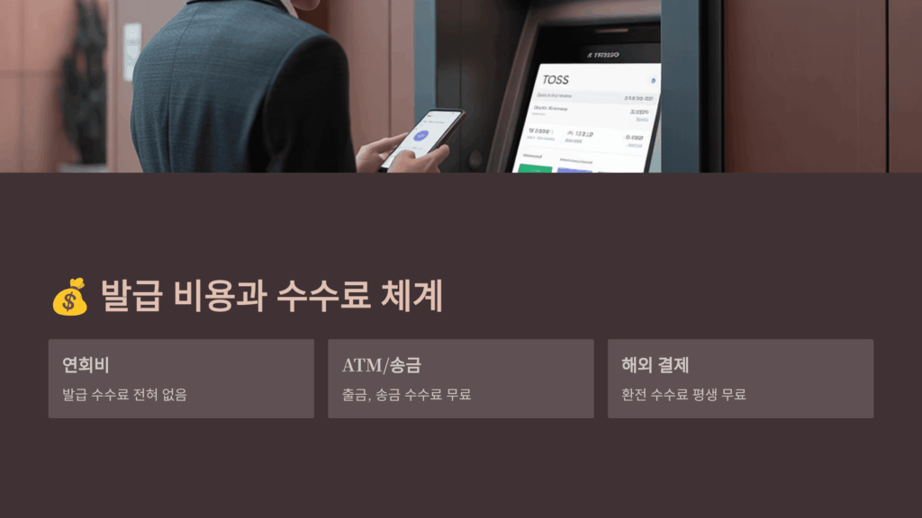 발급 비용과 수수료 체계