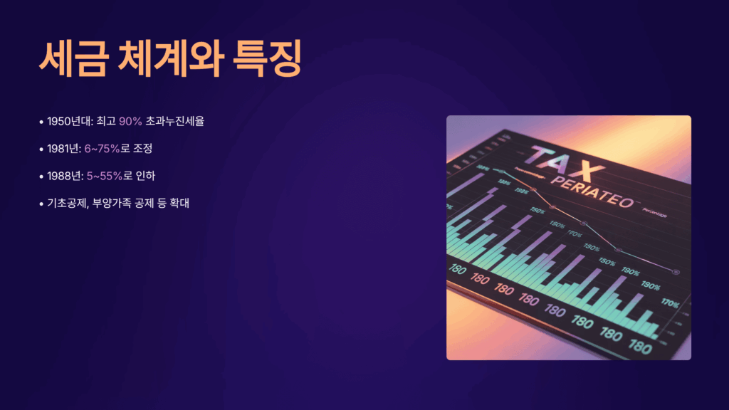 당시 세금 체계와 특징