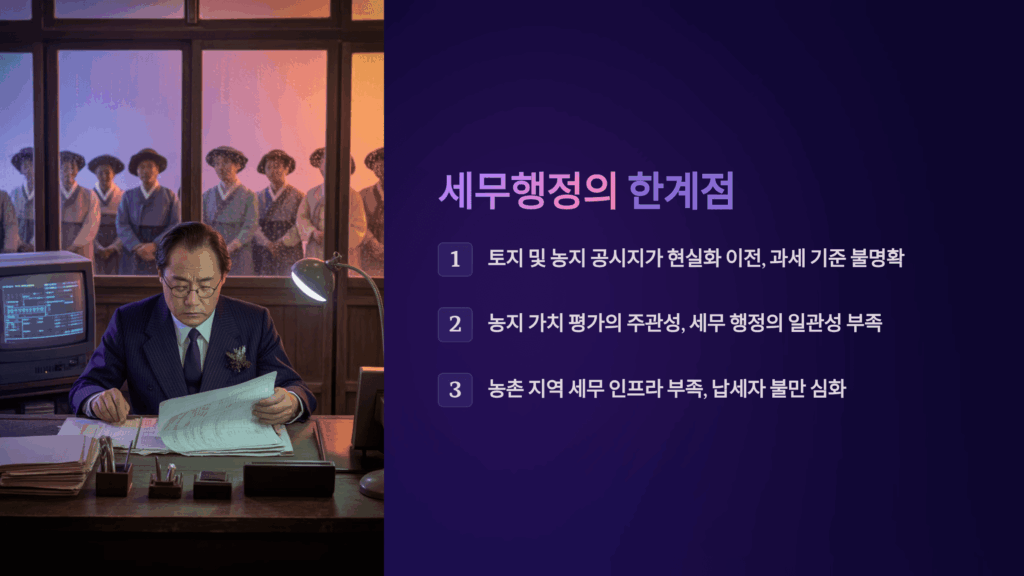 세무행정의 한계점