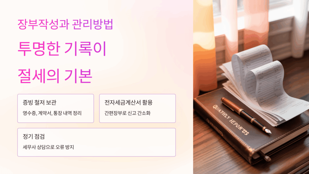 장부작성과 관리방법