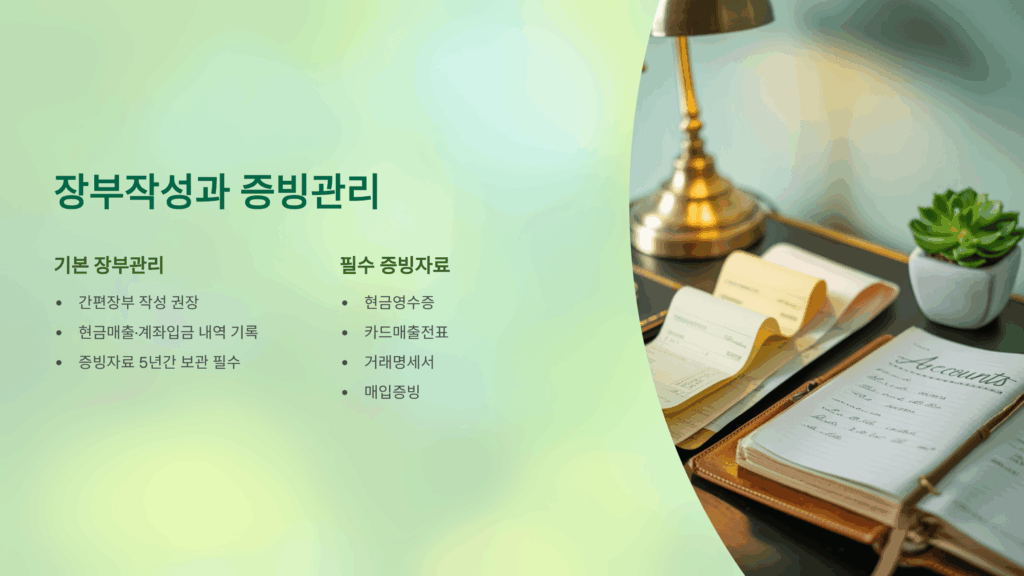장부작성과 증빙관리