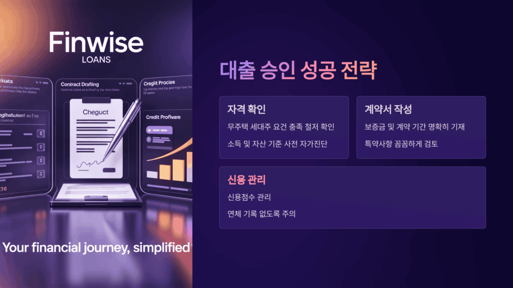 대출 승인 성공 전략