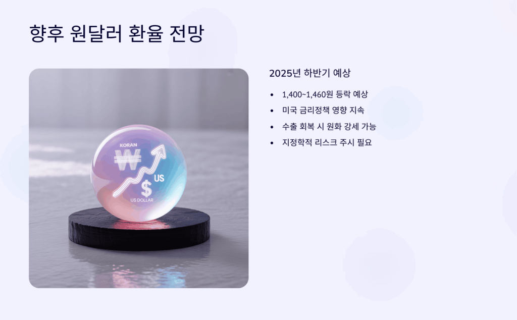 향후 원달러 환율 전망
