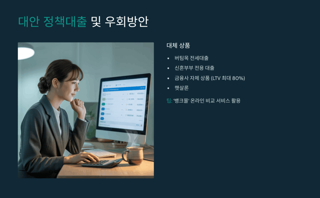 대안 정책대출 및 우회방안