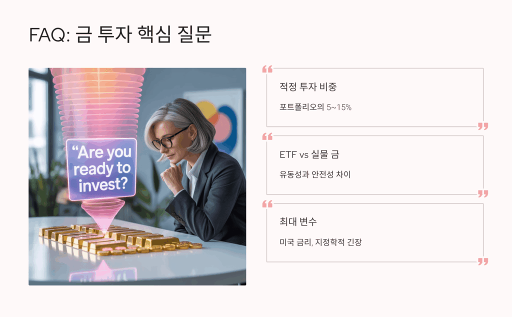 금 투자를 할 때 환율은 왜 중요한가요?