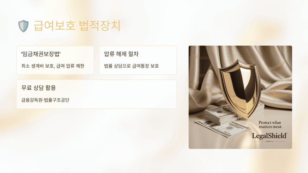 급여보호 법적장치