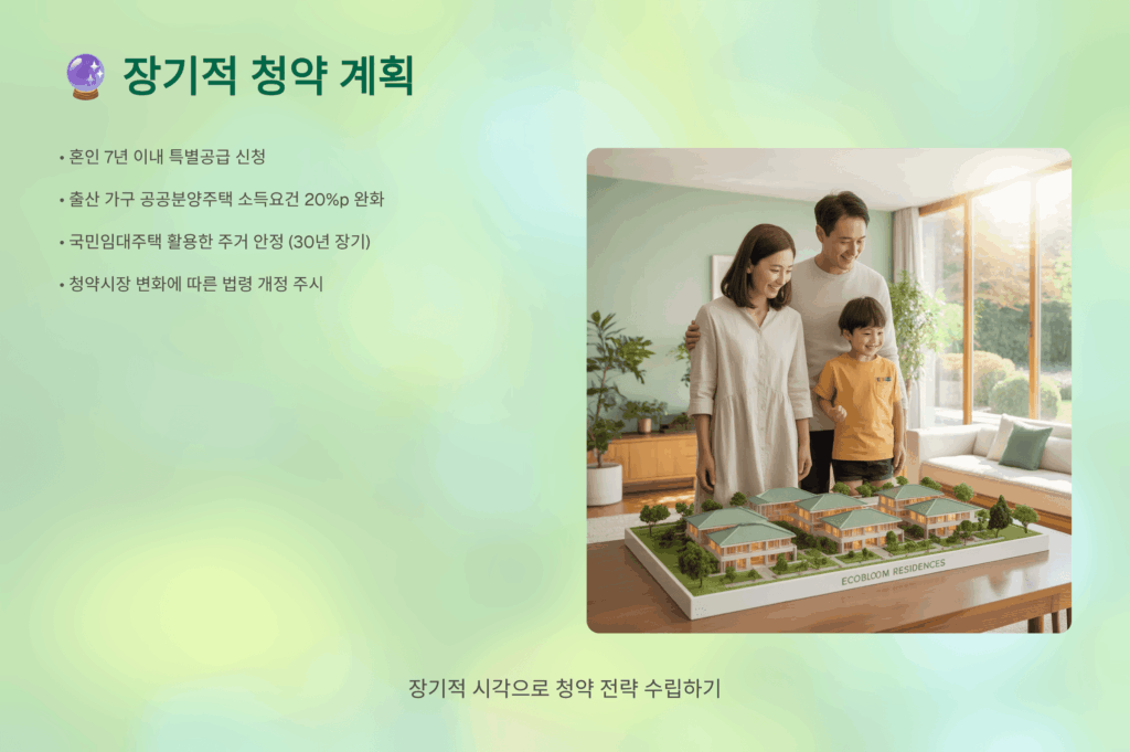 장기적 청약 계획