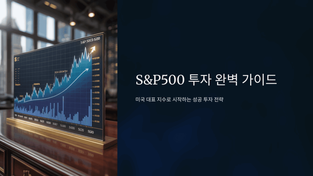 S&P500 투자 완벽 가이드