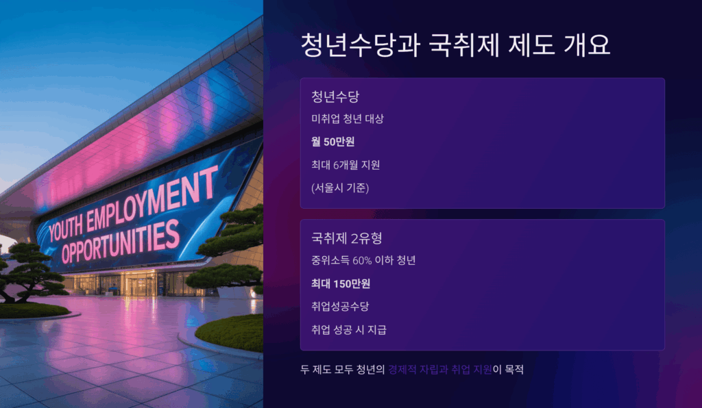 청년수당과 국취제 제도 개요