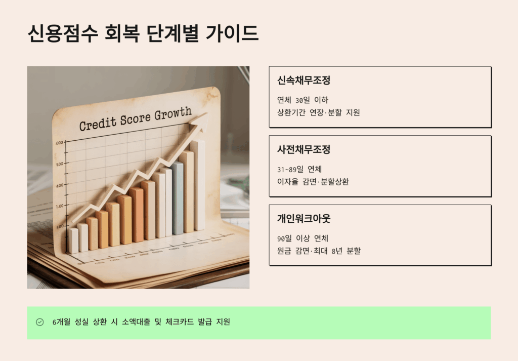 신용점수 회복 단계별 가이드