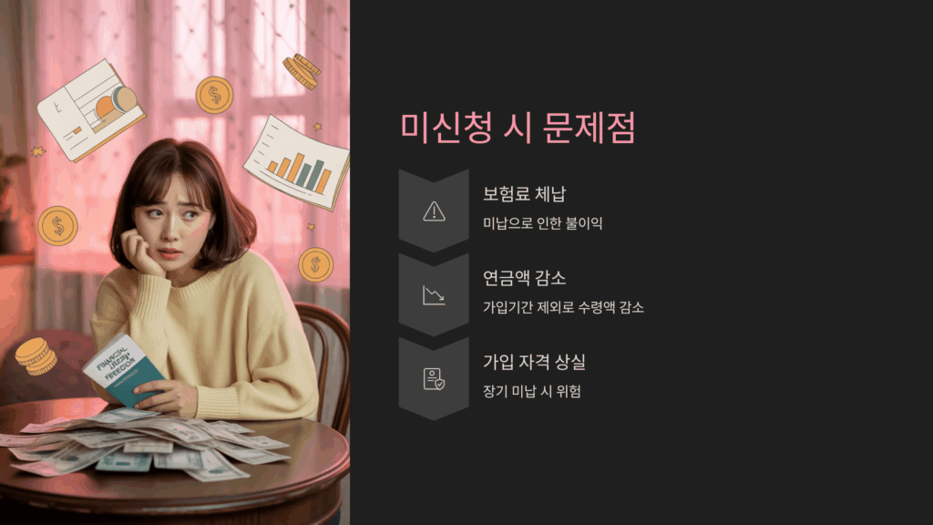 미신청 시 발생하는 문제점