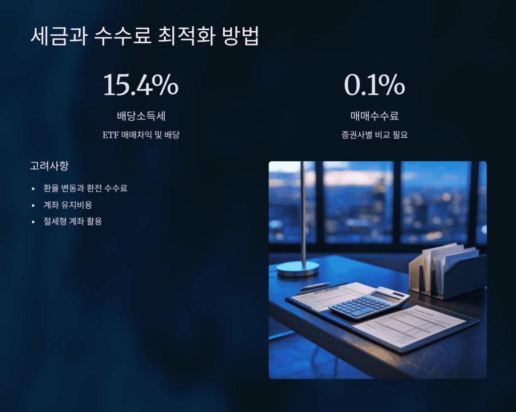 세금과 수수료 최적화 방법