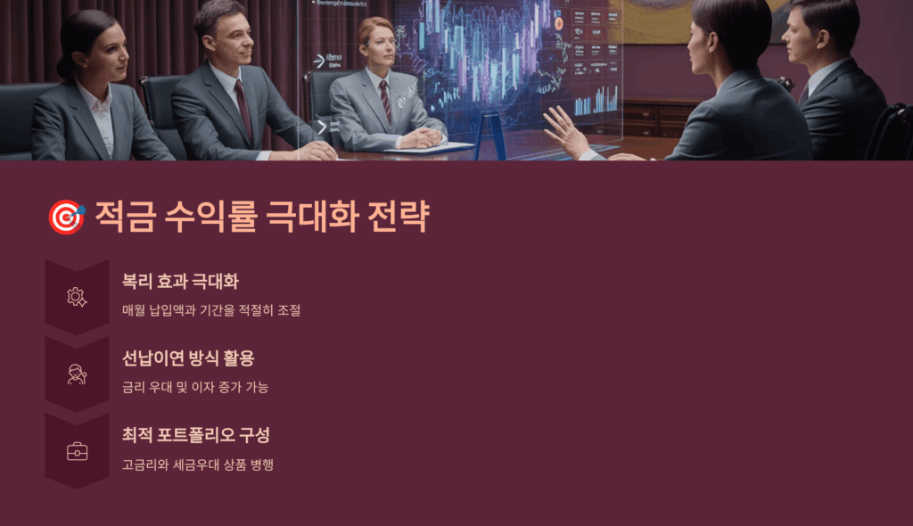 적금 수익률 극대화 전략